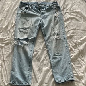 Abercrombie Boyfriend Crop Jeans
